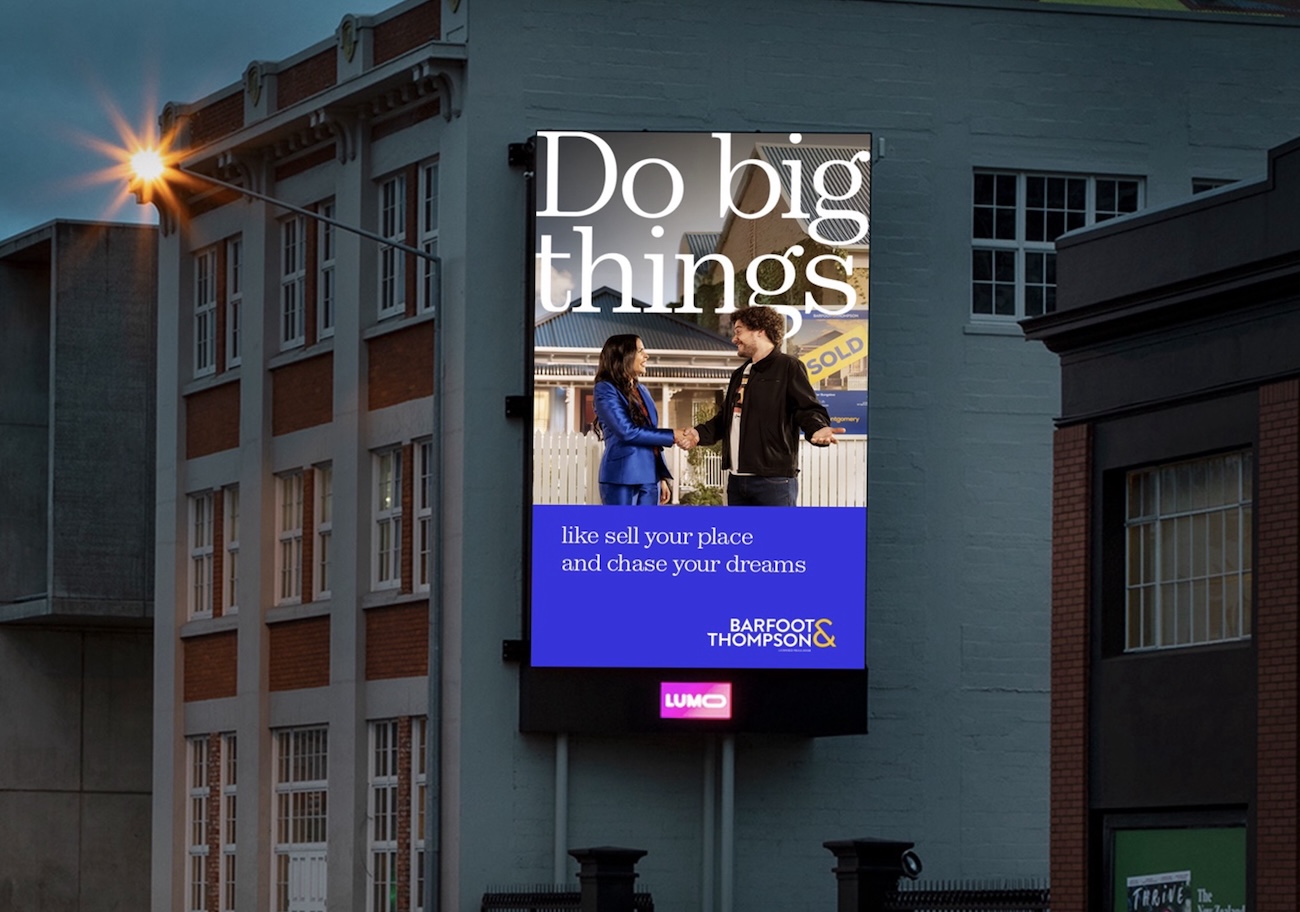Barfoot & Thompson inspires kiwis to do big things in new campaign via Pitchblack + Together